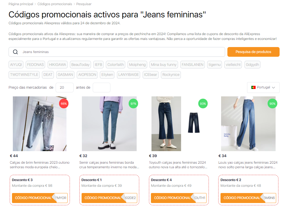 jeans femininas primavera aliexpress cupons