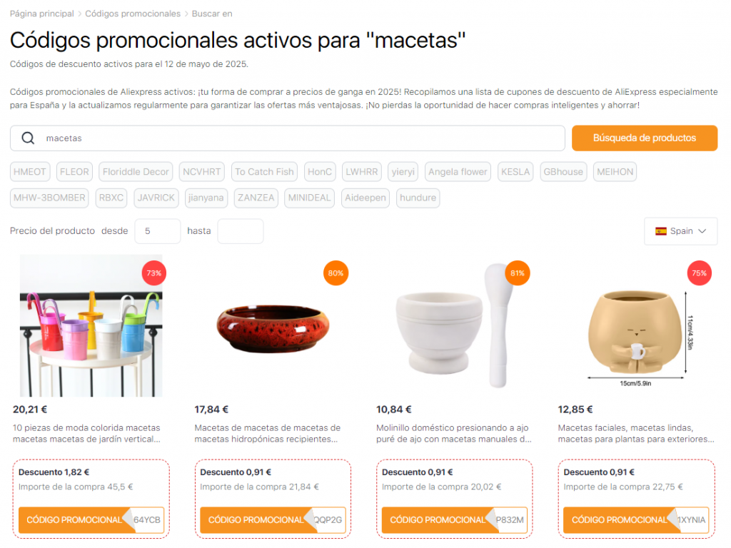 Cómo elegir macetas - Códigos Descuento Aliexpress
