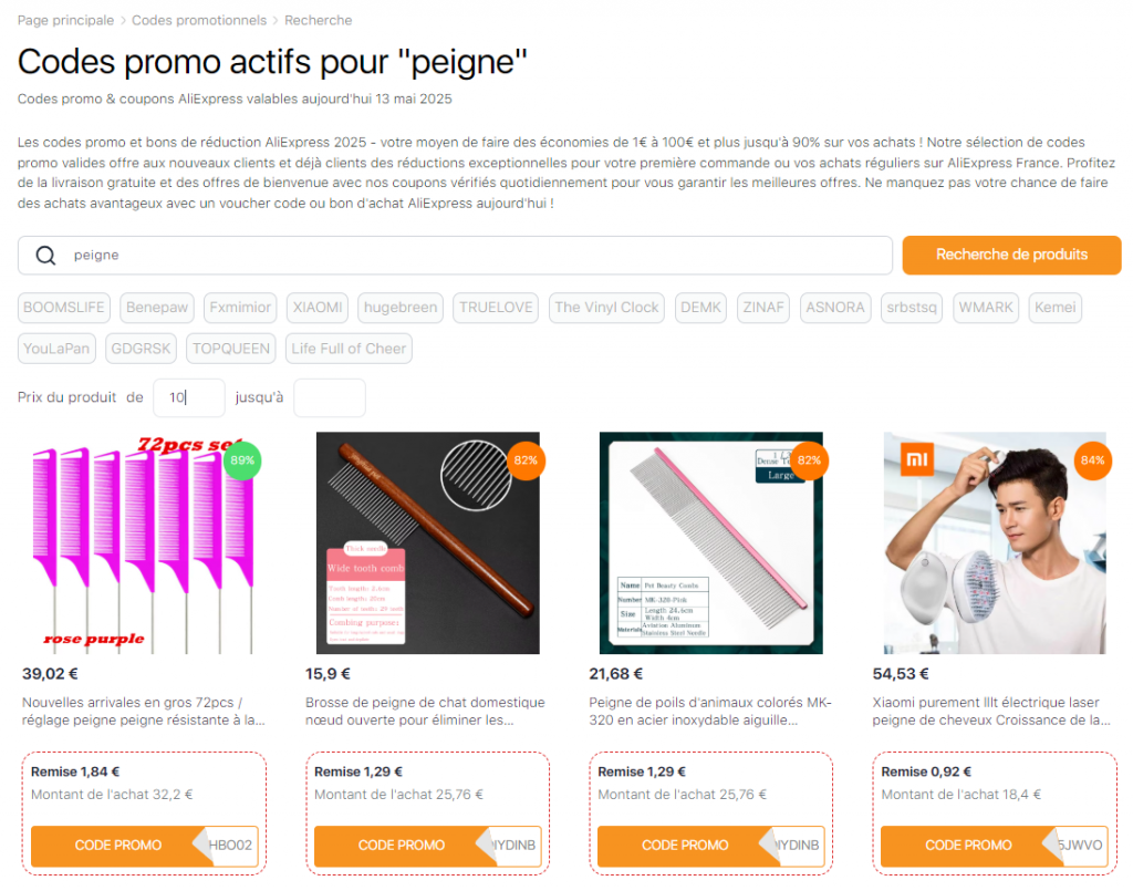 Comment nettoyer un peigne - Codes promo AliExpress