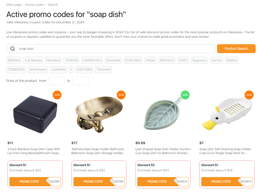 soap dish aliexpress coupons