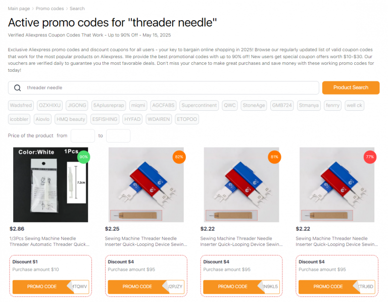 How to use a needle threader