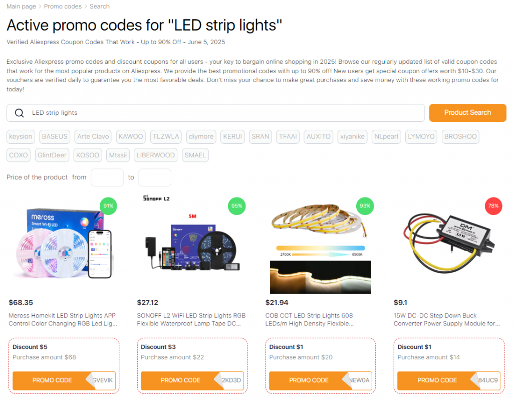 How to cut LED strip lights - promocodes AliExpress