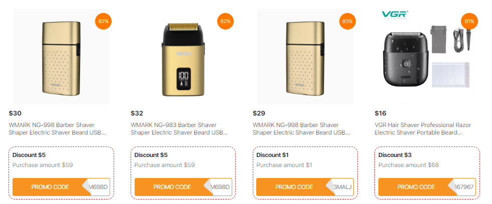 How to choose electric shaver - AliExpress promo codes