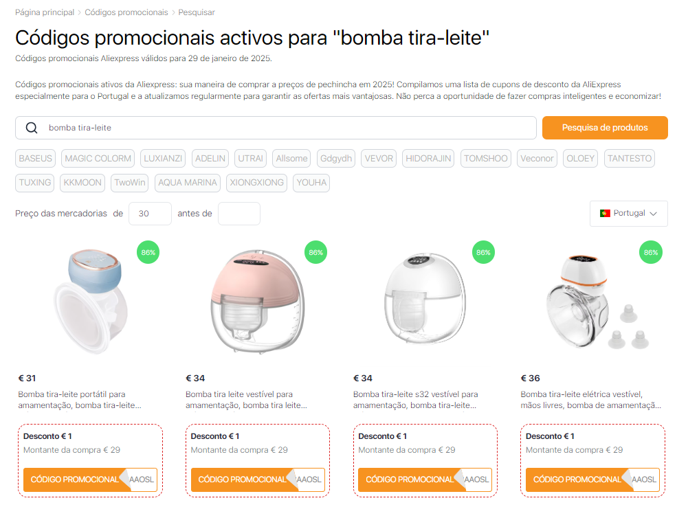 Como usar a bomba tira-leite - AliExpress cupons