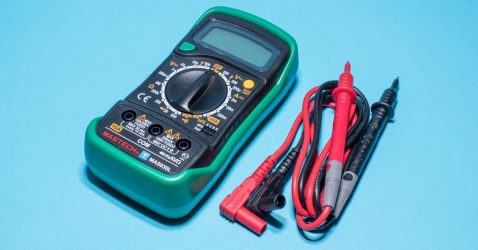 What does a multimeter show?