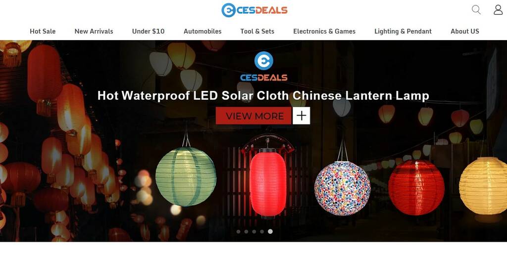 Appearance of Cesdeals - sites like AliExpress