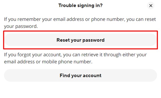 Restore AliExpress account - reset password