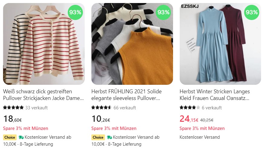 besten Bekleidungsgeschäfte Aliexpress