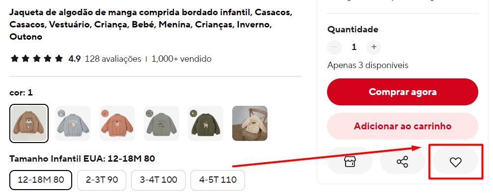 Como obter um desconto no Aliexpress - Favoritos