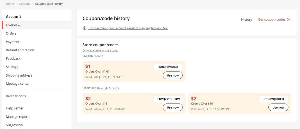 How to find a store on Aliexpress by coupons