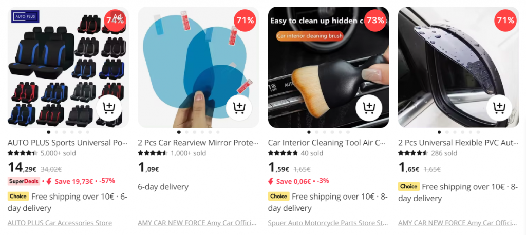 What to order on Aliexpress - auto goods