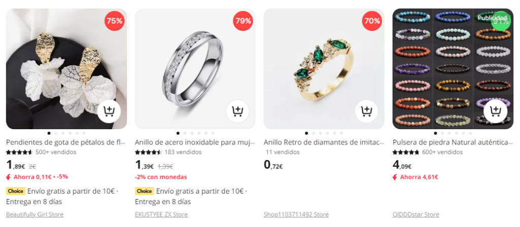 Qué pedir en Aliexpress - joyas