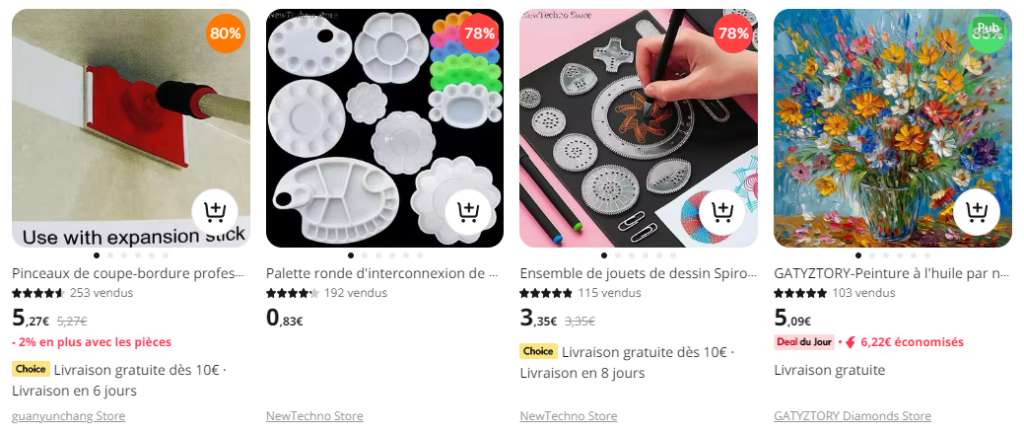 que commander sur Aliexpress - loisirs