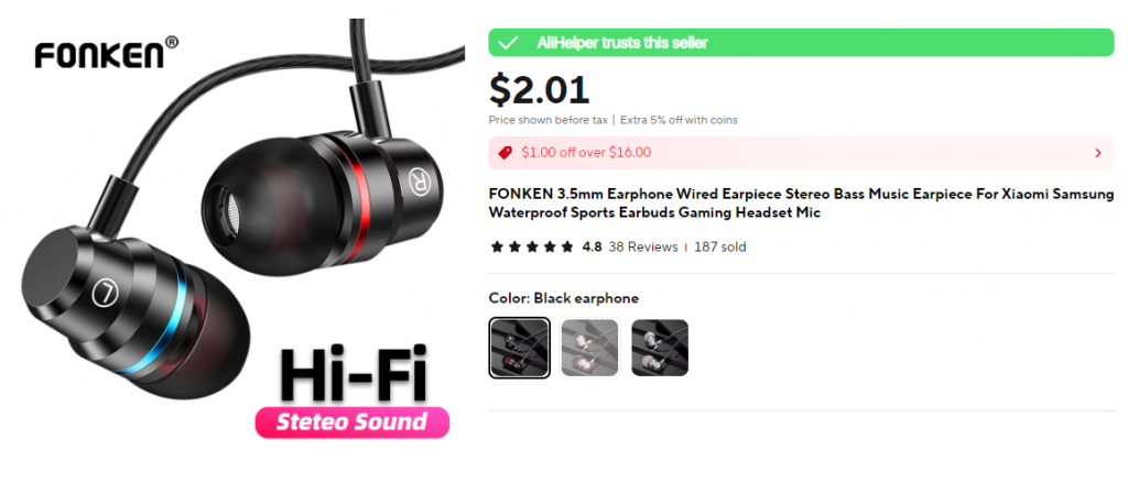 FONKEN - best headphones on Aliexpress