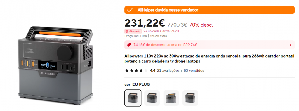 Black Friday no Aliexpress