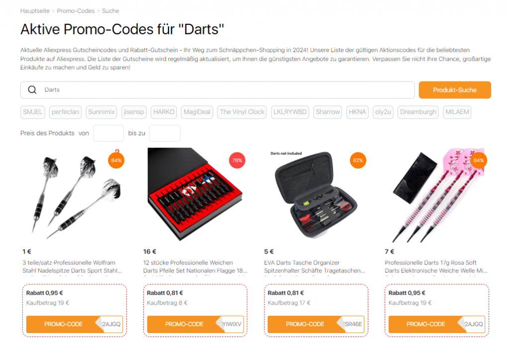 Wie man Darts spielt - Aliexpress Promo-Codes