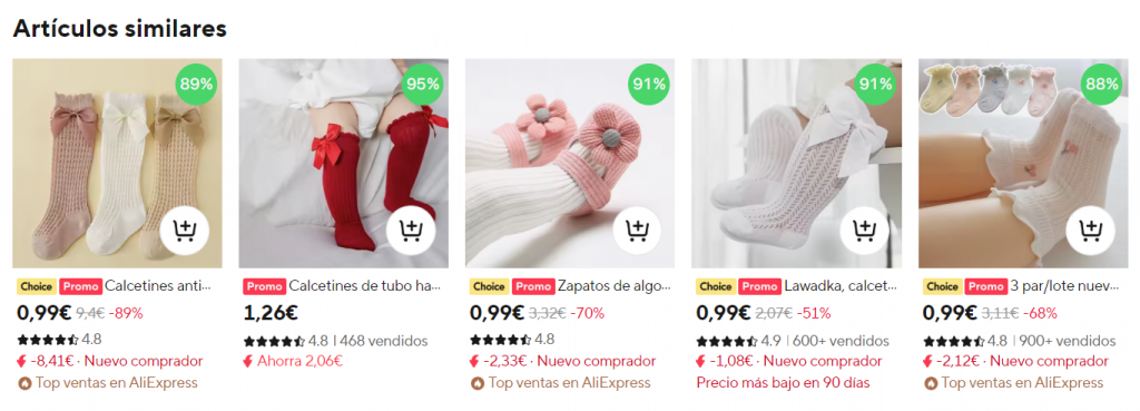 Cómo encontrar productos similares en Aliexpress