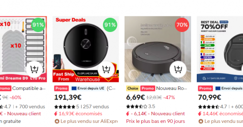 Comment trouver des produits similaires sur Aliexpress ?
