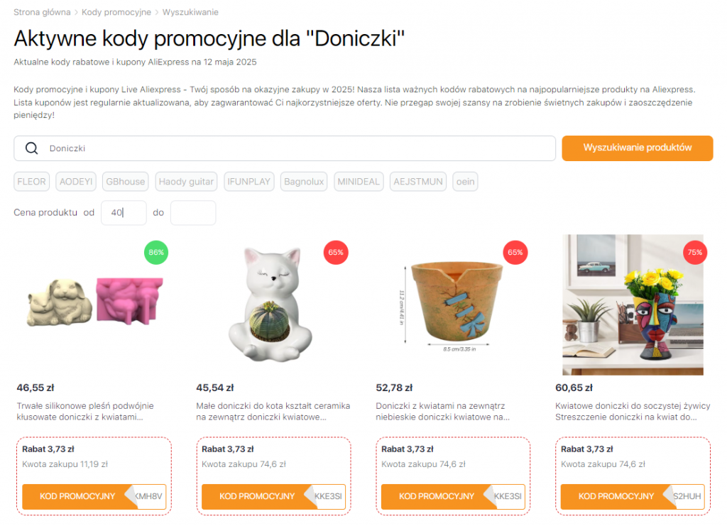Jak wybrać odpowiednie doniczki - Kody promocyjne Aliexpress