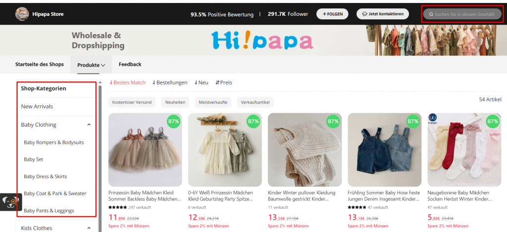 Wie man Kleikleidung auf Aliexpress findet