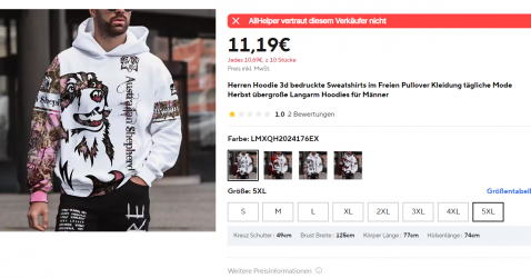 Wie man Kleidung auf Aliexpress findet