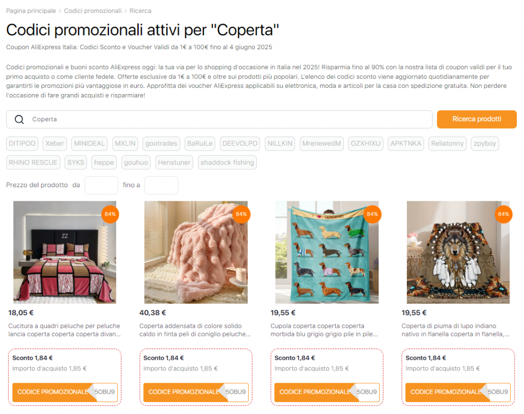 Codici promozionali AliExpress per i regali per la mamma