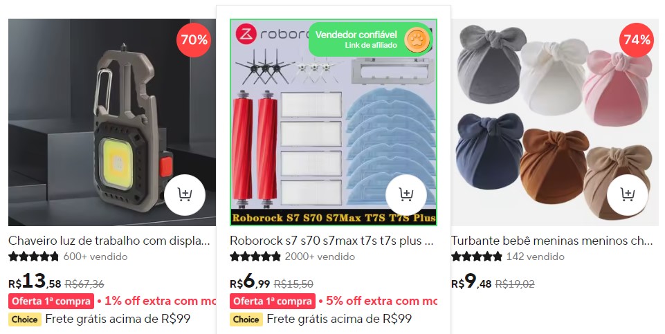 Bônus DOGI no Aliexpress