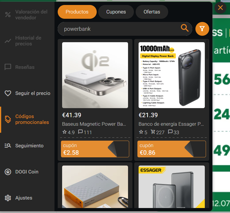 Busca cupones favorables de Aliexpress para los productos adecuados con AI en 1 minuto