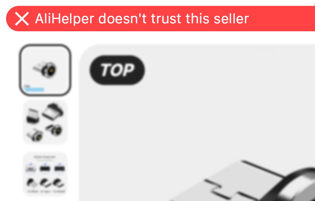 The real rating of Aliexpress store
